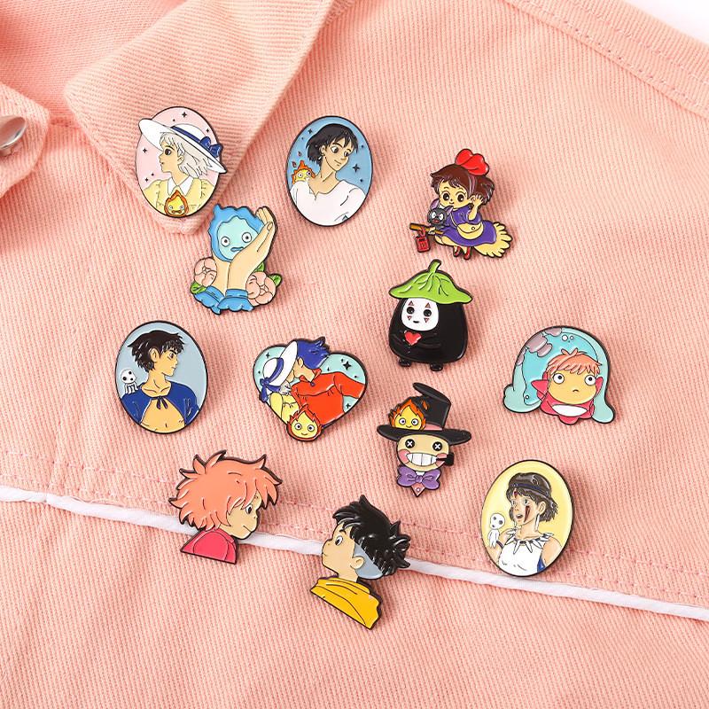 High Quality Anime Cartoon Brooch Stylish Metal Pin For Fashionable Accessories