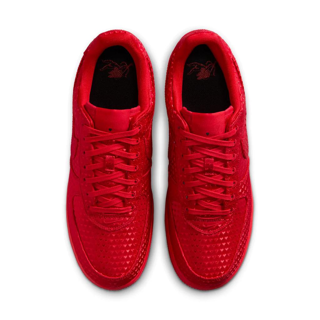 Nike Air Force 1 Low Día de San Valentín - Rojo Universitario 2026 Zapatillas para Hombre Negras IB6836-600