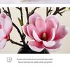 Large Magnolia Artificial Flower Bouquet for Living Room - High-End Floor Stand Floral Decoration