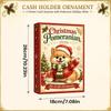 Christmas Countdown Calendar 2D Cute Acrylic Dog Ornaments 24 Days Countdown to Christmas Calendar for Door Window Tree Wall