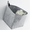 1pc Nordic Filz Lagerung Korb Wohnzimmer Tee Tisch Schwarz Grau Kleinigkeiten Lagerung Korb Tuch Filz Lagerung Box Schlafzimmer socken