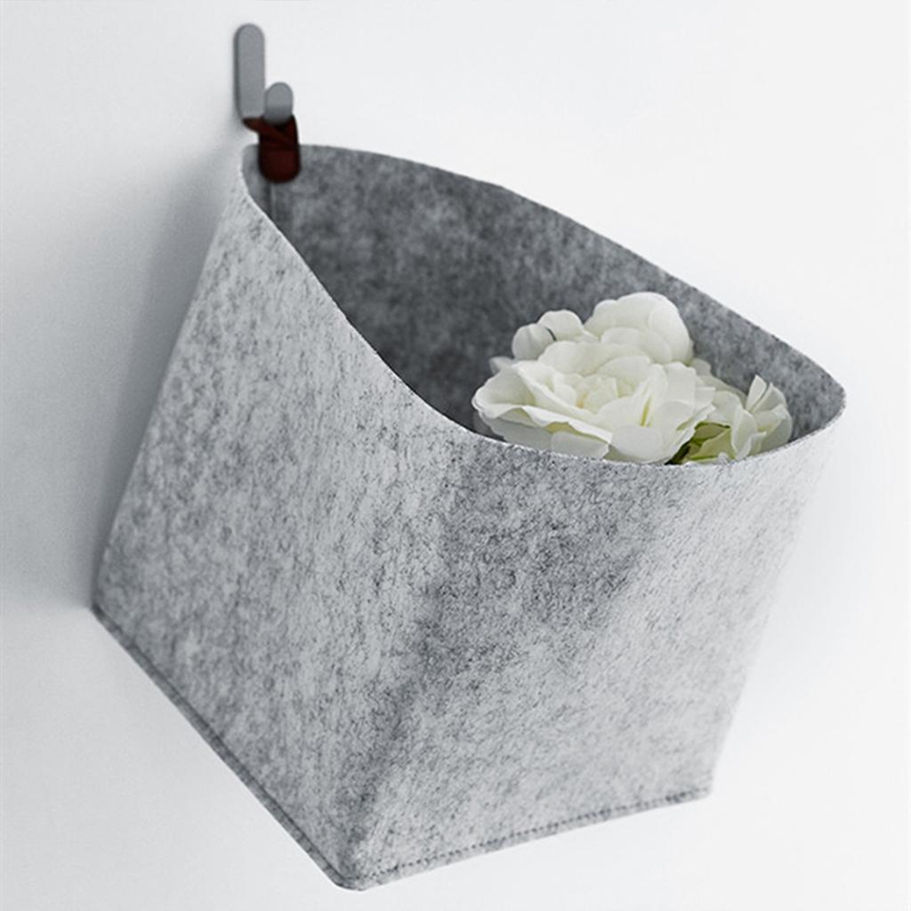 1pc Nordic Filz Lagerung Korb Wohnzimmer Tee Tisch Schwarz Grau Kleinigkeiten Lagerung Korb Tuch Filz Lagerung Box Schlafzimmer socken