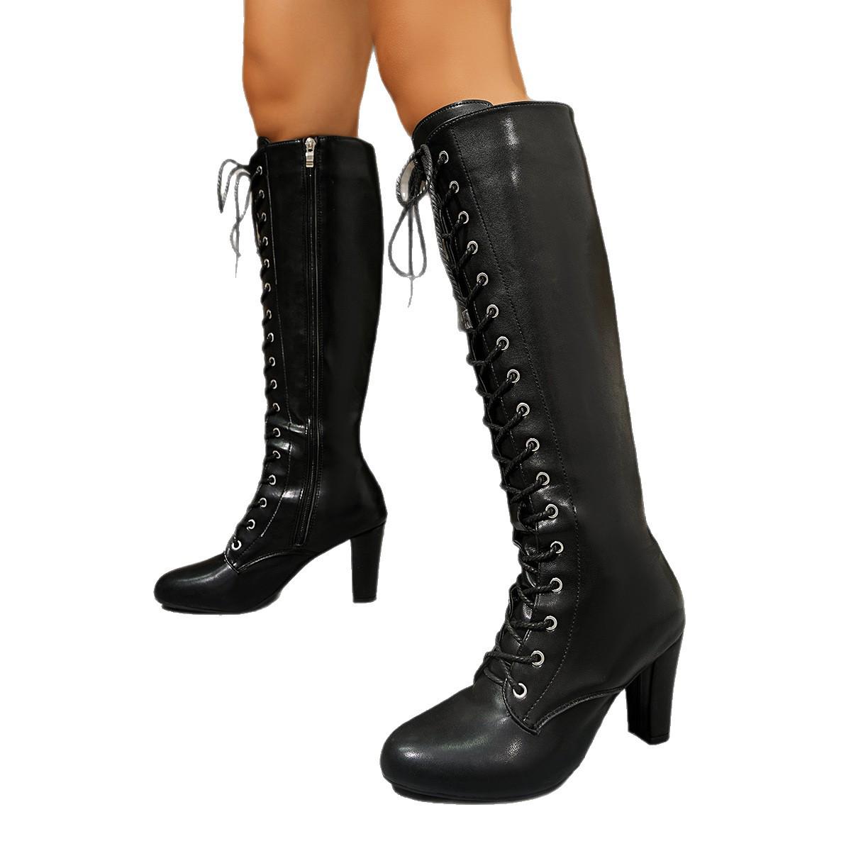 Large Size Women`s Chunky High Heel