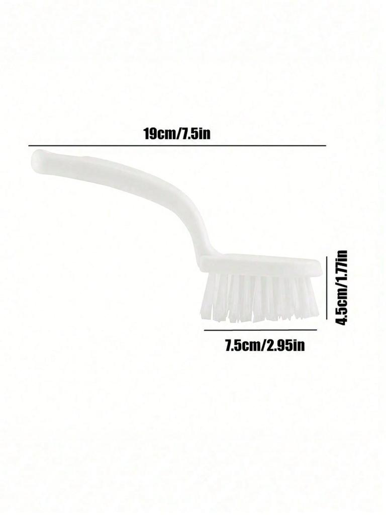 Bathroom Cleaning Brush Includes Small Brush For Tile Corners, No Blind Spot, Great For Cleaning Floors And Bathroom Grout Lines