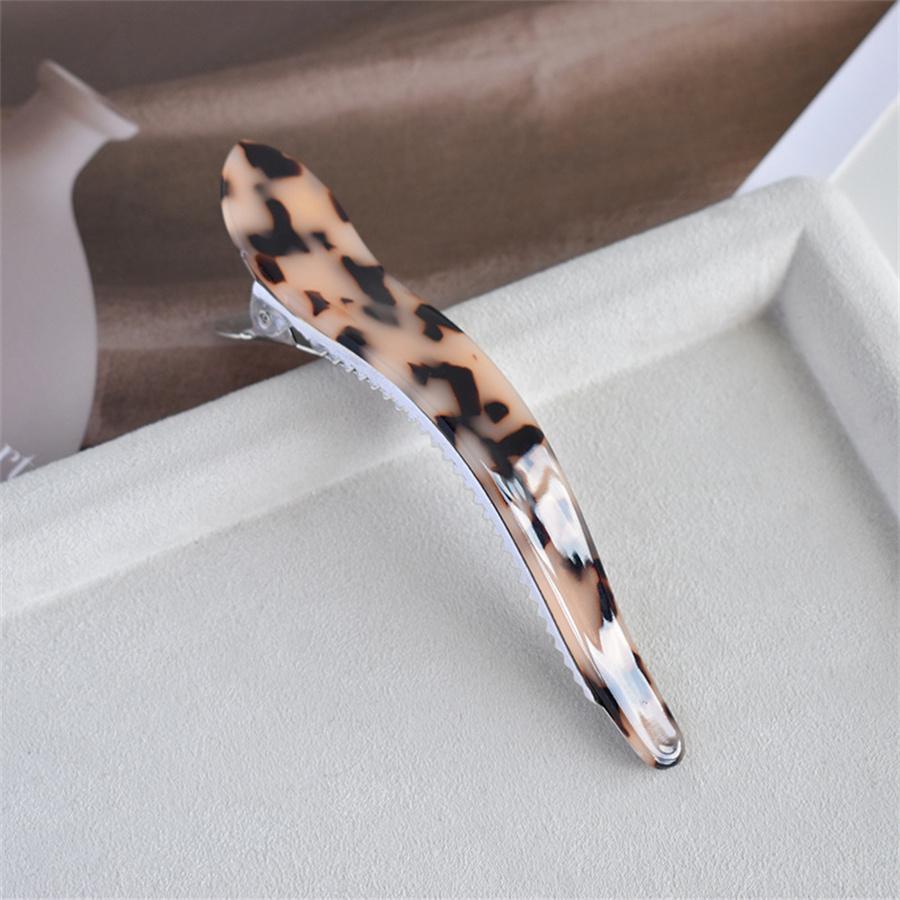 

новый акриловый металлический материал зажим-рог модный ретро личность женский зажим для челки зажим-уточка аксессуары для волос