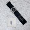 Used FOSSIL BIG TIC Robot Leather Watch Y2K Quartz