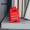 Engagement Party Table Decor Romantic Mini Desk Sign with I Love You/I Miss You/I'm Proud of You Text for Anniversary Valentine's Day Cute Bedroom
