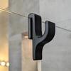 3pcs 3D Shower Door Towel Hook For 8mm Glass Doors Bathroom Hanger For Clothes Towel Bathrobes Laundry Dormitory Apartment