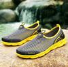 Herren Strandschuhe Sommer Mesh hohl atmungsaktiv rutschfest Badesandalen Outdoor-Bekleidung Mesh-Schuhe Sport Lochschuhe