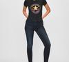Converse T Shirts Women's Black Crew Neck Moderate Other 10017088-A02
