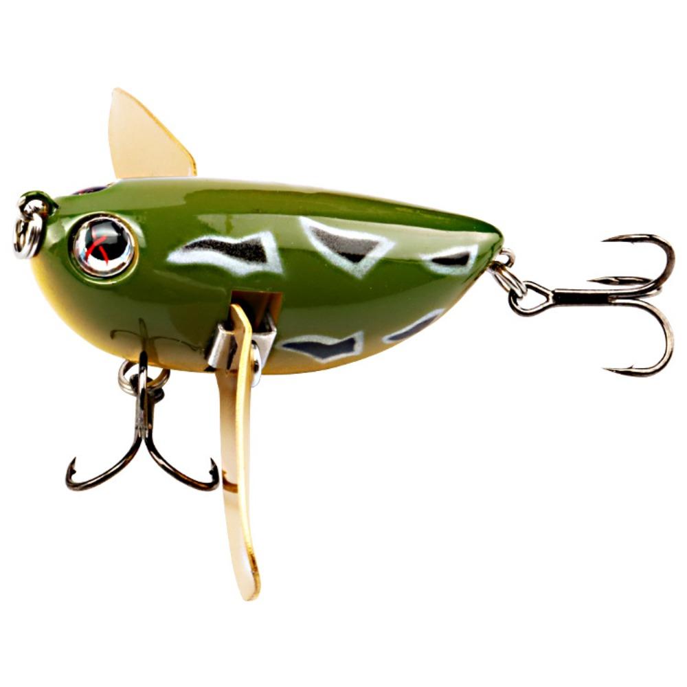 with Two Metal Spoon Bee Crankbait Lure Bumblebee Fishing Lure Bee-Shaped Fishing Bait  Fly Fishing