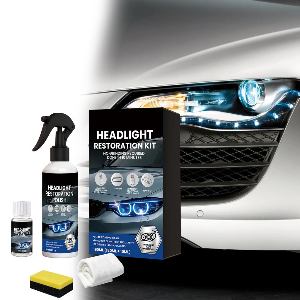 Car Headlight Restoration Spray