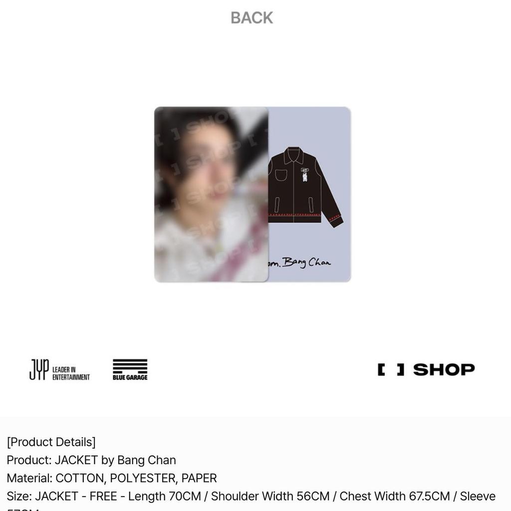 [PRE-ORDER] Stray Kids JACKET by Bang Chan - celebrATE