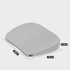 Car Seat Height Pad Cushion Non Slip Memory Foam Cushion with Height Boost & Lumbar Support Tired Relief Car Leveling Pad