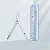 3-in-1 Drawing Ruler Dual-purpose Compass Ruler Set Office Accessories Compass Pen  Drawing Tools