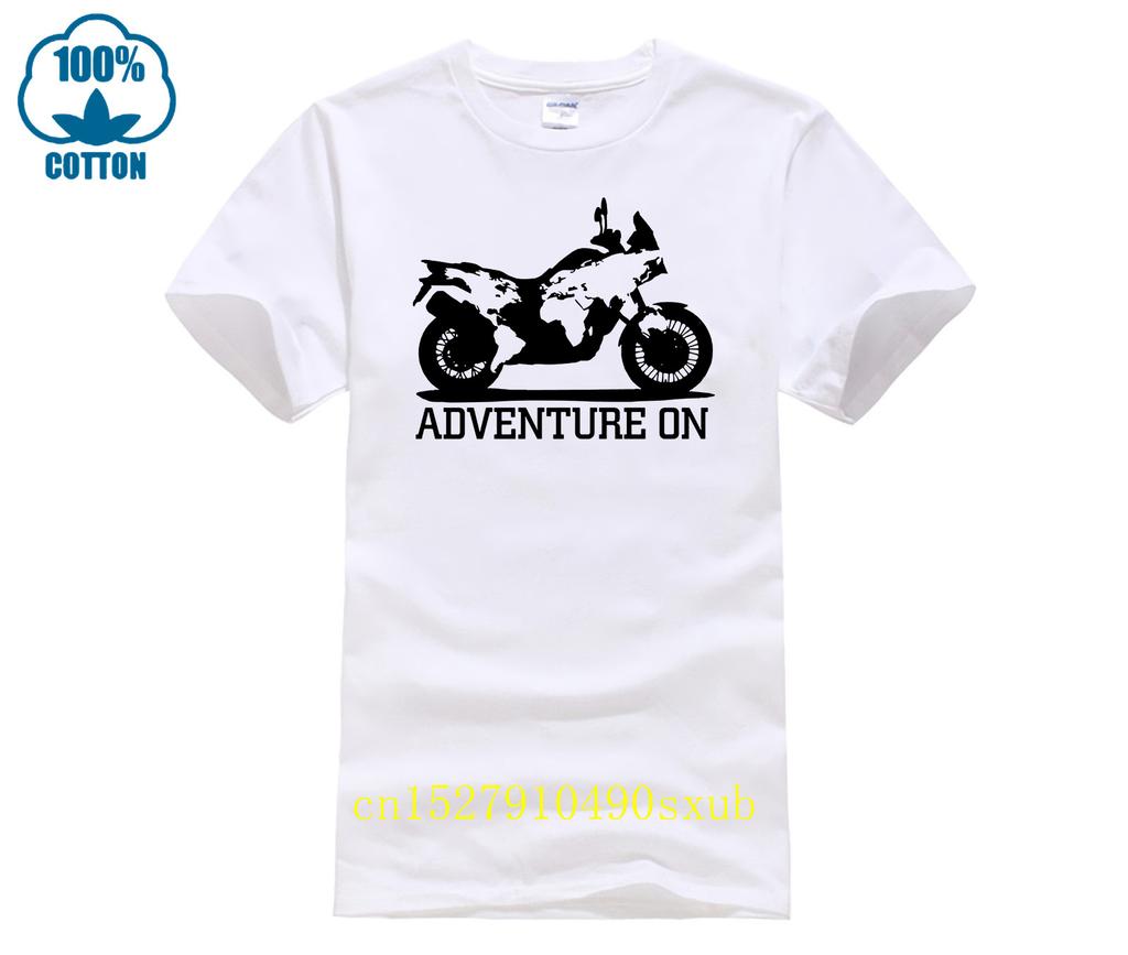 Men T Shirt Fashion Summer Style Cotton T Shirt Biker Moto Adventure 1290 1050 950 640 1200 1190 990 R Race Tee Shirt