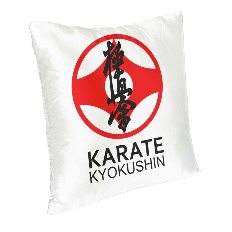 Fashion Kyokushin Karate Kanji And Symbol Throw Pillow Case Home Decor Custom Square Cushion Cover 45x45 Pillowcover Living Room
