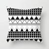 VIKAMA Minimalist Black White Cushion Cover Aesthetic Geometric Print Sofa Pillow Cover Living Room Car Soft Home Decor
