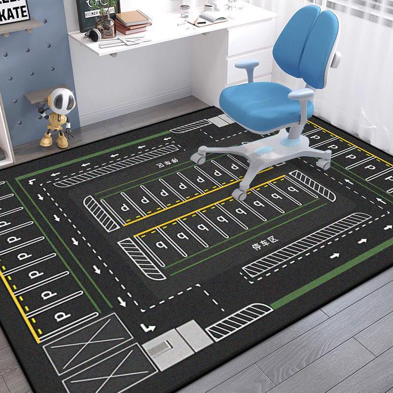 Modern Cute Cartoon Carpet Children's Room Decor Rug Fluffy Easy Cleaning Non-slip Mat for Kids Big Size Living Room Carpets