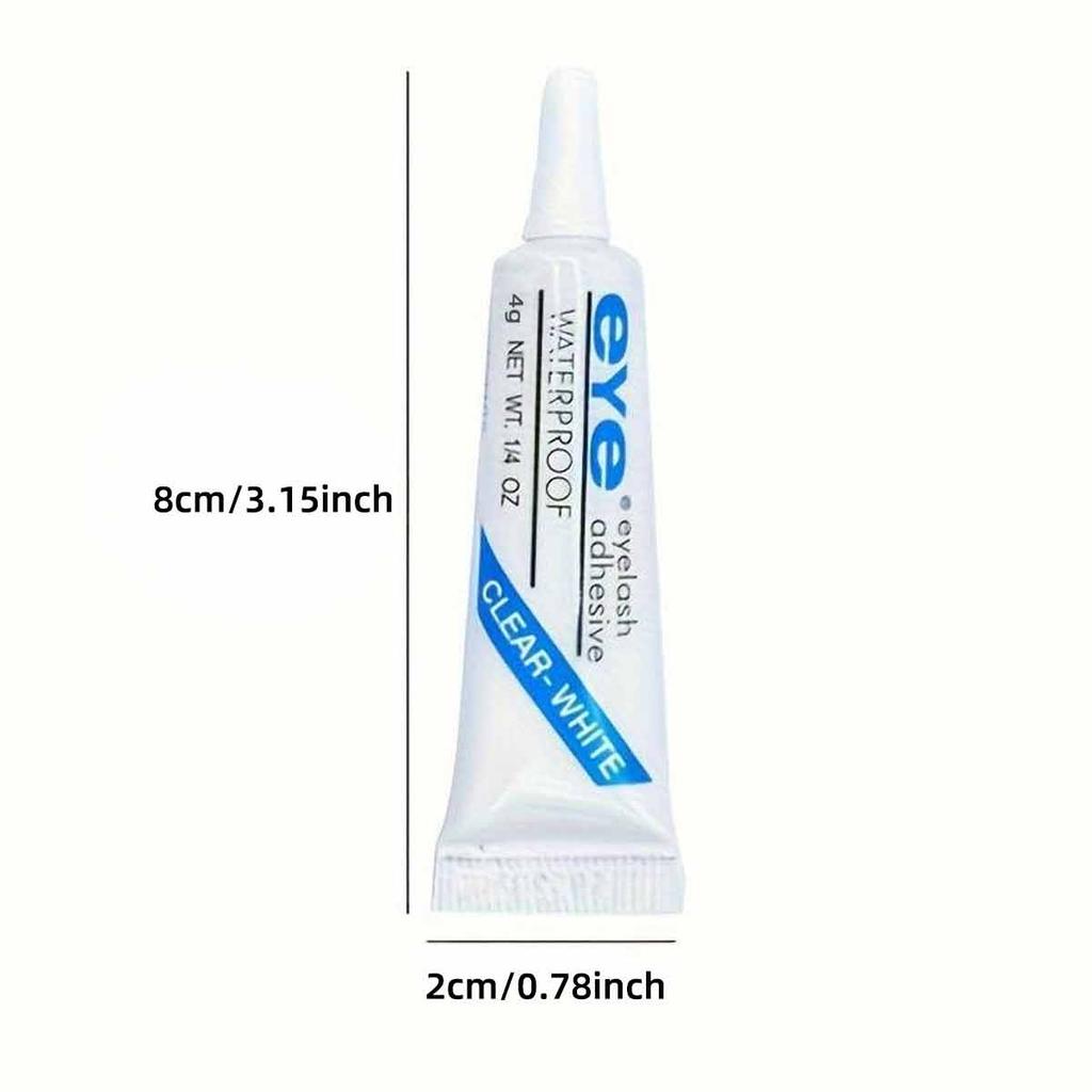 1/2PCS False Eyelash Glue Eyelash Tweezers Durable Waterproof 4g Eyelash Glue Double Eyelid False Eyelash Glue Set