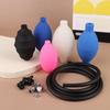 Pvc Inflator Bulb Air Pump For Sphygmomanometer Blood Pressure Monitor Handheld Health Care Accessory Ball Plastic/Metal Valves