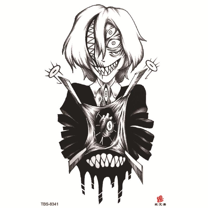 Set mic de tatuaje autocolante totem și simbol impermeabile pentru antebraț