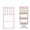 Hanging Hair Clip Holder and Storage for Women Girls Hair Accessories, Boho Wall Decor, Suitable Home Door Closet Bedroom Deco