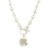 Heart Shape Pendant Necklace With Gold Plated Alloy Chain For Women