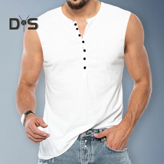 

Мужской летний жилет без рукавов с V-образным вырезом, свободный крой, однотонный свитер, футболка, уличная одежда M армия зеленый