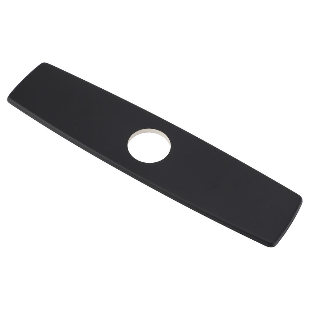 10 Inch Faucet Deck Plate Matte Black Faucet Base Plate Durable Sink Hole Cover  Home Improvement