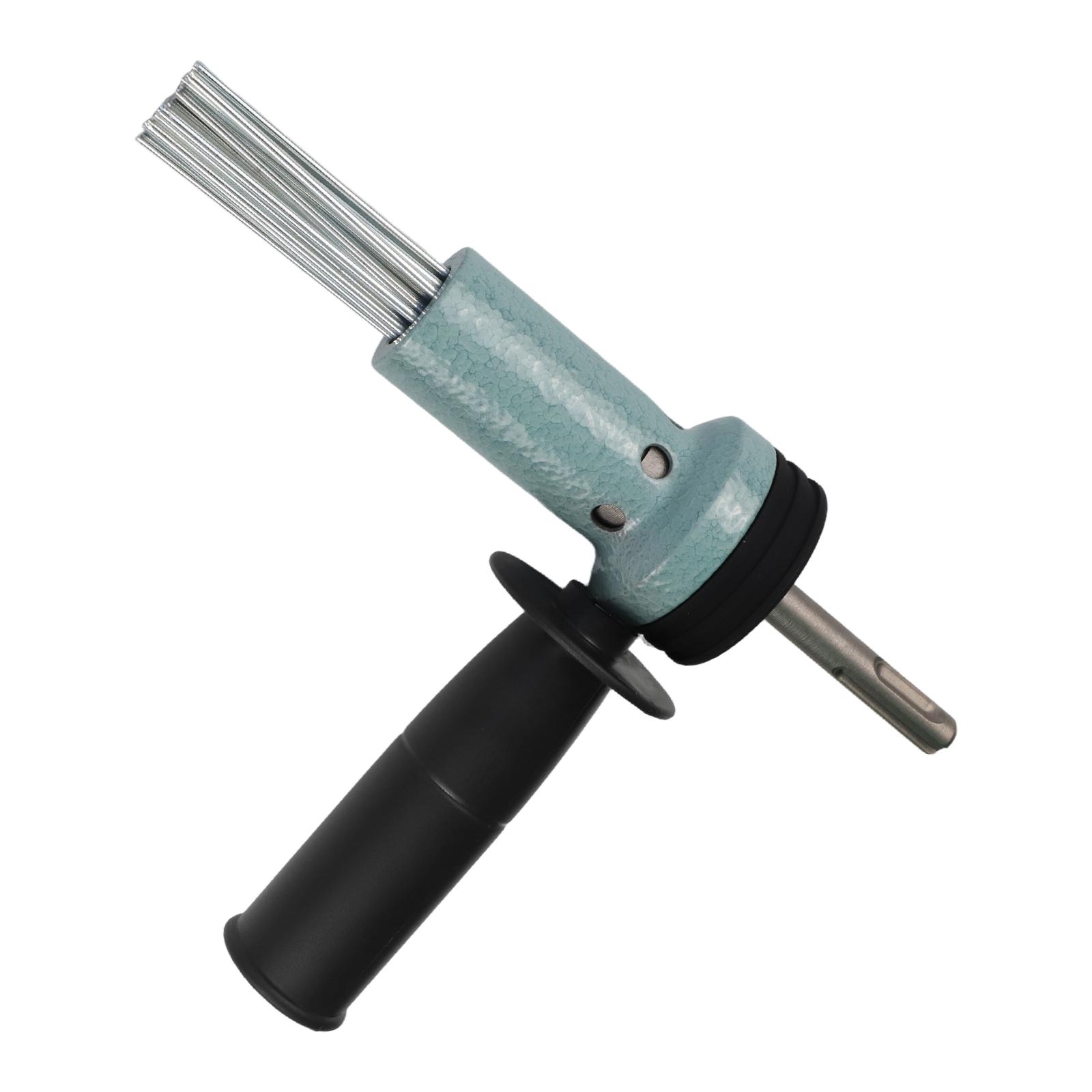 Electric Hammer Needle Scaler Adapter with SDS Shank for Industrial Rust Removal Concrete Treatment and Drilling