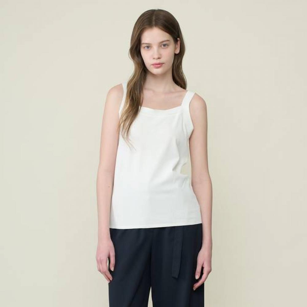 Bcbg Side Ribbed Sleeveless Knit Top B6m5k327 white (12)/55