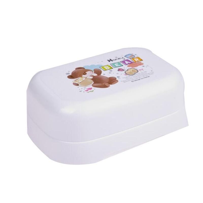 Round soap dish soap box