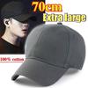 Extra Large Size 65-70Cm 100% Cotton Baseball Caps Men Women Plus Size Skin-Friendly Golf Cap Big Head Xxl Sports Caps Unisex