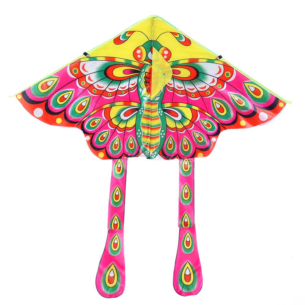 Colorful Butterfly Kite 90x50cm Bright Cloth Outdoor Foldable Funny Toys Decoration Outdoor Fun Children Adults Supplies