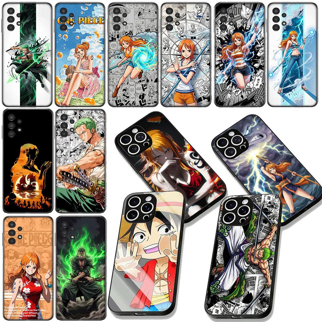 Nami One Piece Roronoa Zoro Luffy Phone Cover for Xiaomi Redmi Note 12 11 10 A3 Pro 10A 10C 12C Note12 5G Protective Case