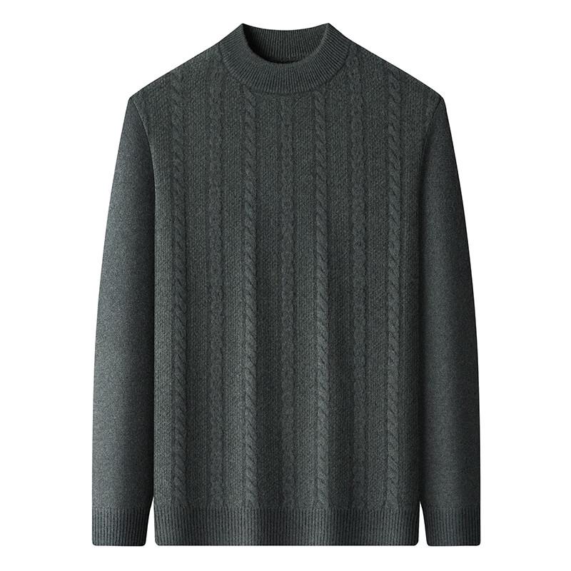 IMAGINEX Men's Heavyweight 100% Wool Crewneck Sweater