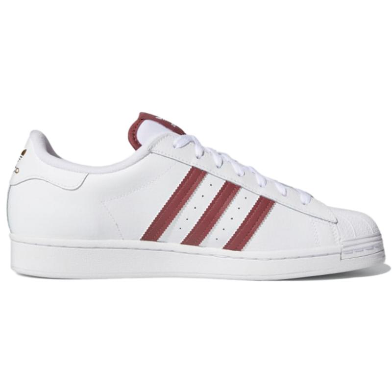 Adidas Superstar 'White Quiet Crimson' Sneaker GY0976