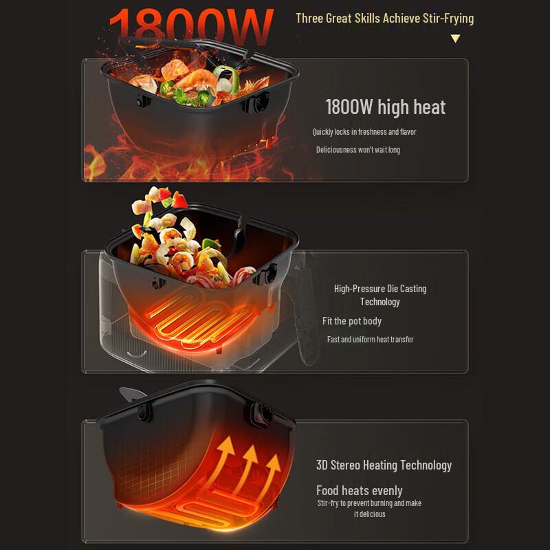 SUPOR Cook3 Smart Stir-Fry Cooking Robot CN plug (adapter included)