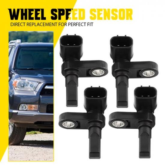 4pcs ABS Wheel Speed Sensors Front & Rear/Right & Left For Toyota 4Runner