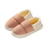 Cotton slippers down couple autumn and winter bag heel cotton slippers indoor cotton shoes home use thickened warm