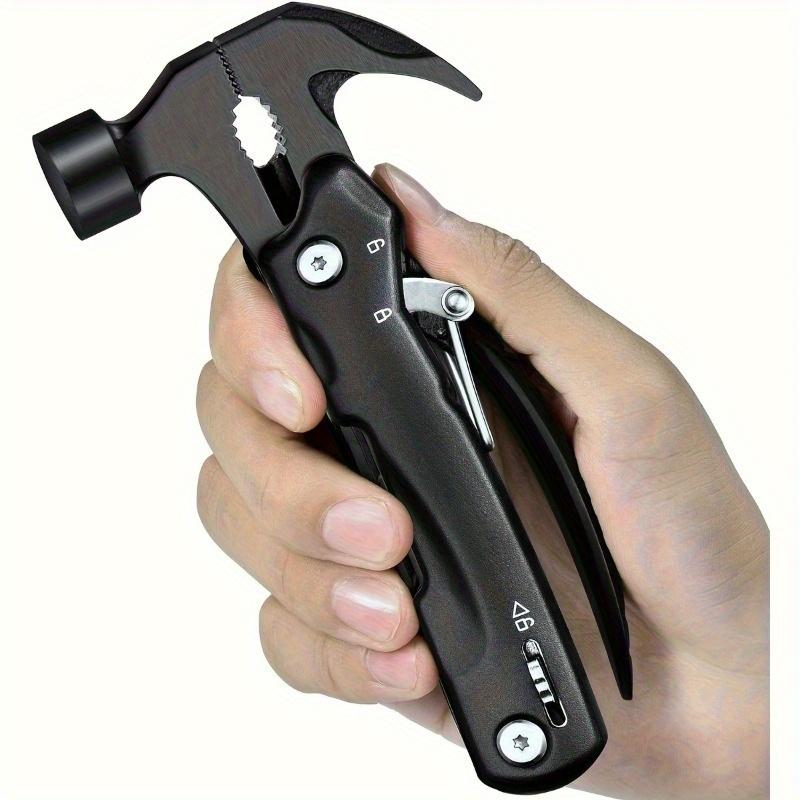 1pc 12-in-1 Multi-Function Hammer, Essential Tool for Home and Car | Includes Hammer, Pliers, Screwdriver & 8 Functions
