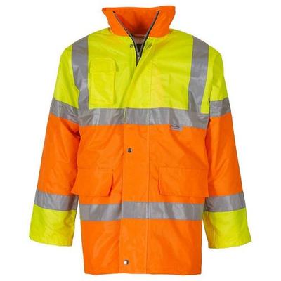 Unisex Adult Contrast Hi-Vis Jacket