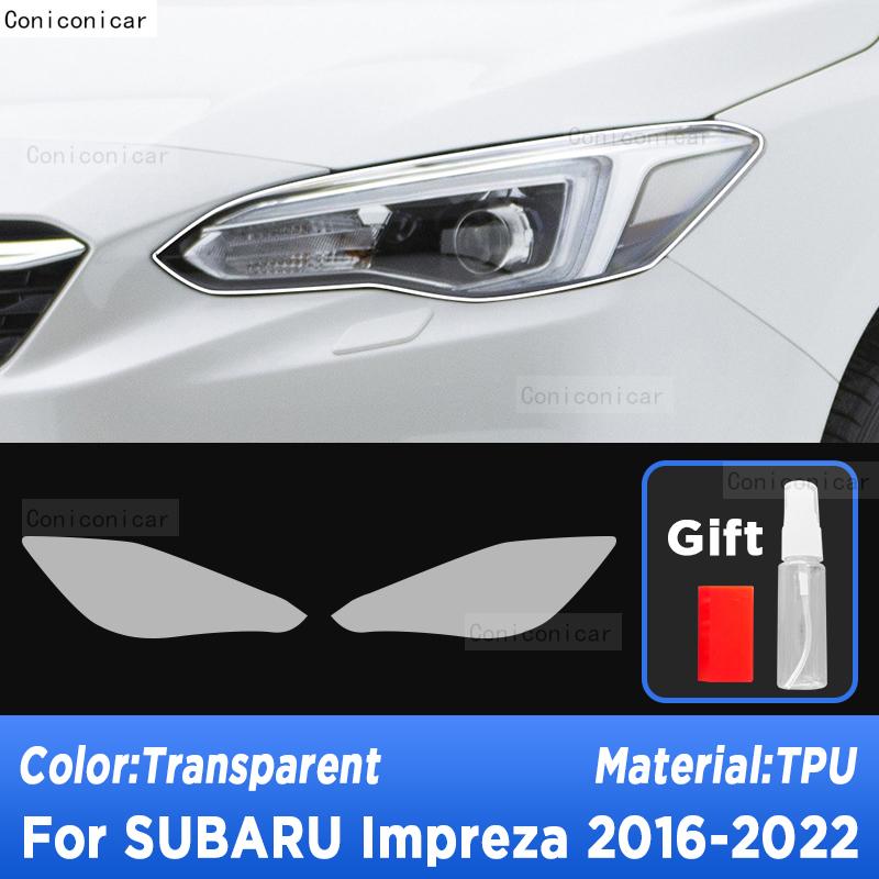 

Car Headlight Protection Transparent Anti-Scratch Protective Film TPU Stickers For SUBARU IMPREZA 2016- Accessories Transparent