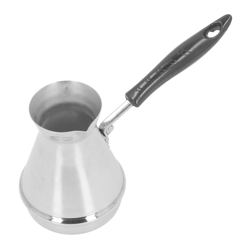 2PCS Türkische Kaffeekanne Edelstahl Herd Gießen Über Kaffee Maker Wasserkocher mit Lange Griff für