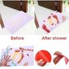 Color-Changing Bath Mat Halloween Mat Red Horrible Floor Carpet Home Bathroom Horror Blood Footprints Anti-Slip 40*70CM Carpet
