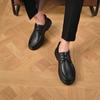 Herren Oxford Schuhe aus echtem Leder, modische Freizeitschuhe mit weicher Sohle, rutschfeste Business-Sneakers
