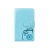 HIYQIN Instax Compatible with Fujifilm Instax Mini Holds 96 Large Capacity Can Also Store Business Cards and Cash Solid Color PU Leather Album,