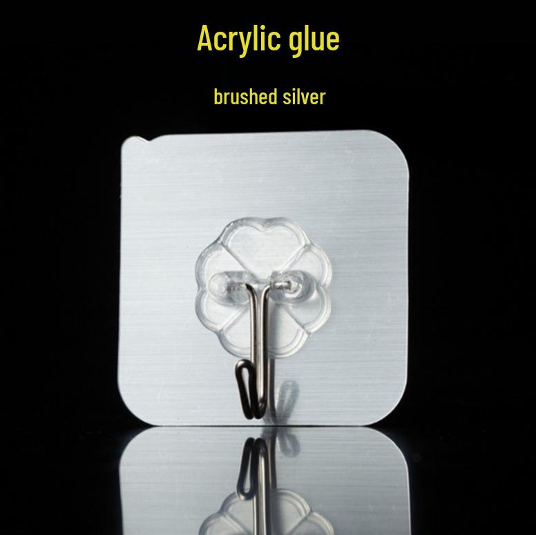 Transparent Adhesive Hook & Buckle, Nail-Free, Non-Marking, Load-Bearing Claw Hook