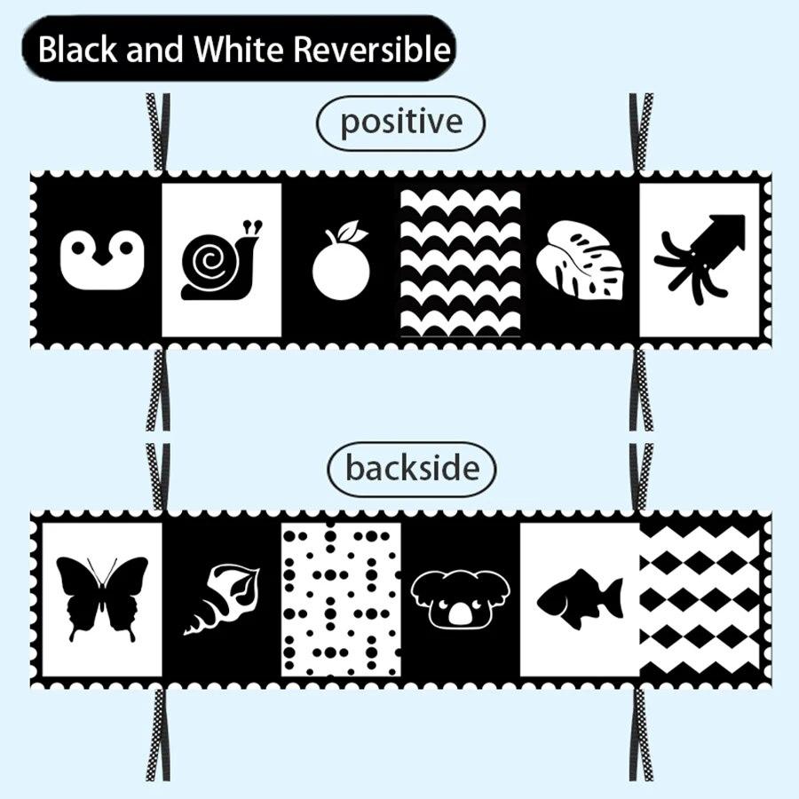 Non-Toxic 1Pc Early Learning Montessori Soft Cloth Book For Babies Educational Cloth Book For Children Under 12 Months